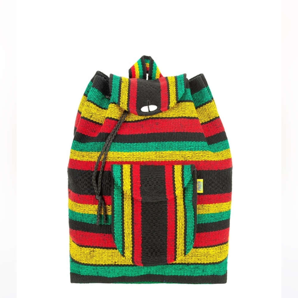 Pinzon Escolar Rasta Canvas Backpack NWOT